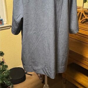 Lands' End Women's GrayBlue Tunic Top